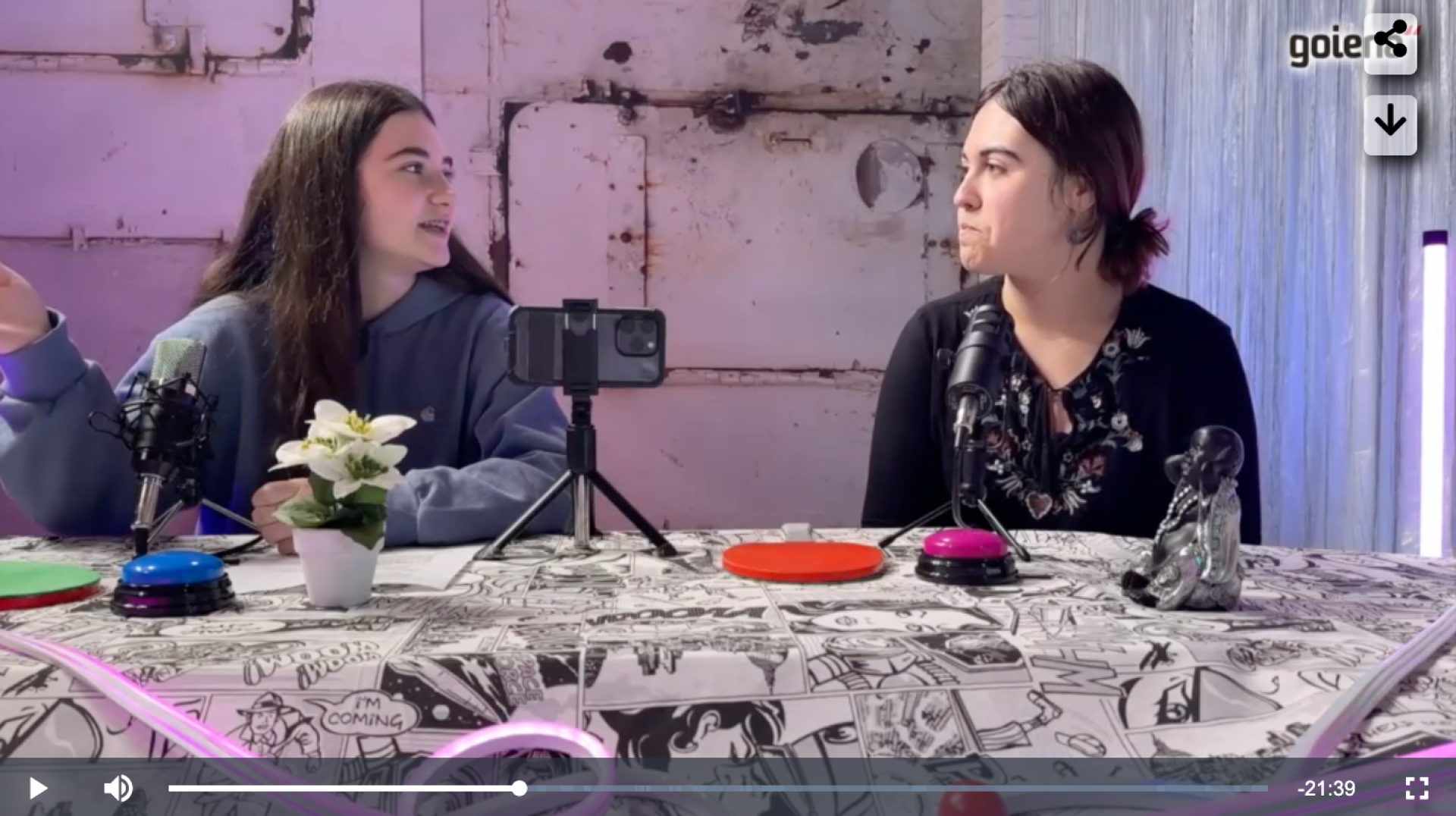 DBH 3koak Galdegazte saioan Maddi Arlanzonekin